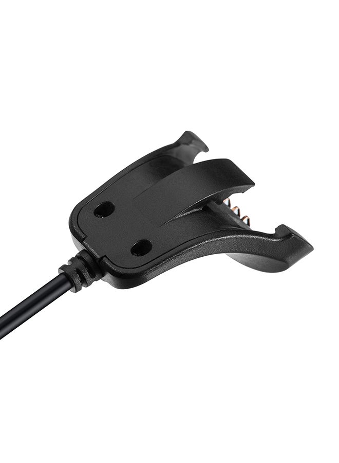 كابل نقل البيانات وشحن الساعة الذكية مزود بواجهة USB بطول 1 متر لساعات توم توم أدفينشرر/ جولفر 2/ رانر 2/ رانر 3/ سبارك/ سبارك 3 أسود - Image 4